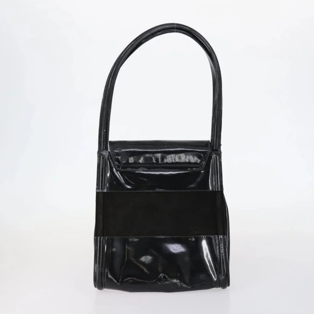 GUCCI Tote Bag Suede Canvas Nylon 4 Set Black Ivory Auth bs30282 - Picture 3 of 15